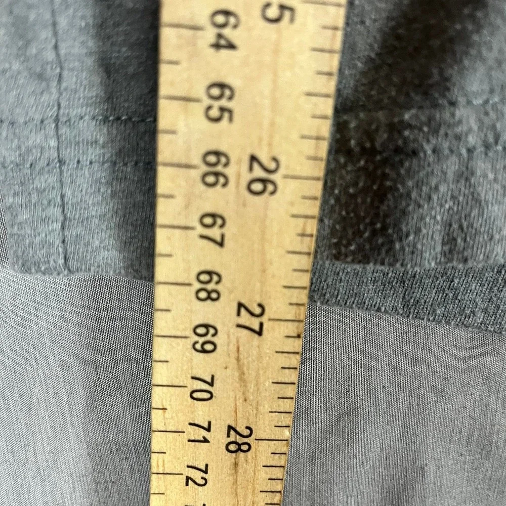 The North Face T-Shirt Mens S Long Sleeve Gray Mountain Graphic EUC